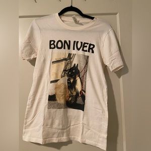 Bon Iver tour tee shirt size small